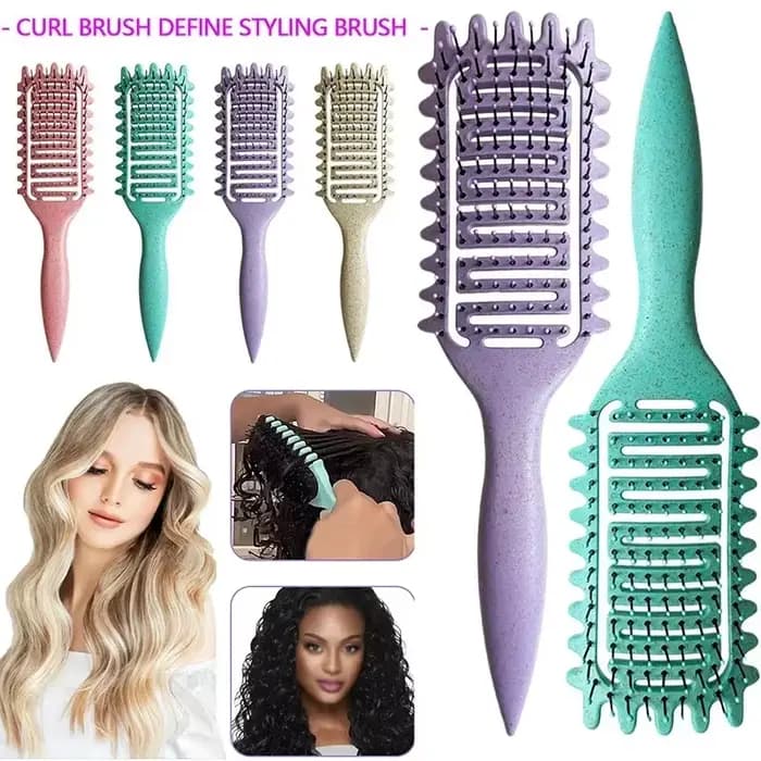Brosse coiffante pour définir les boucles
