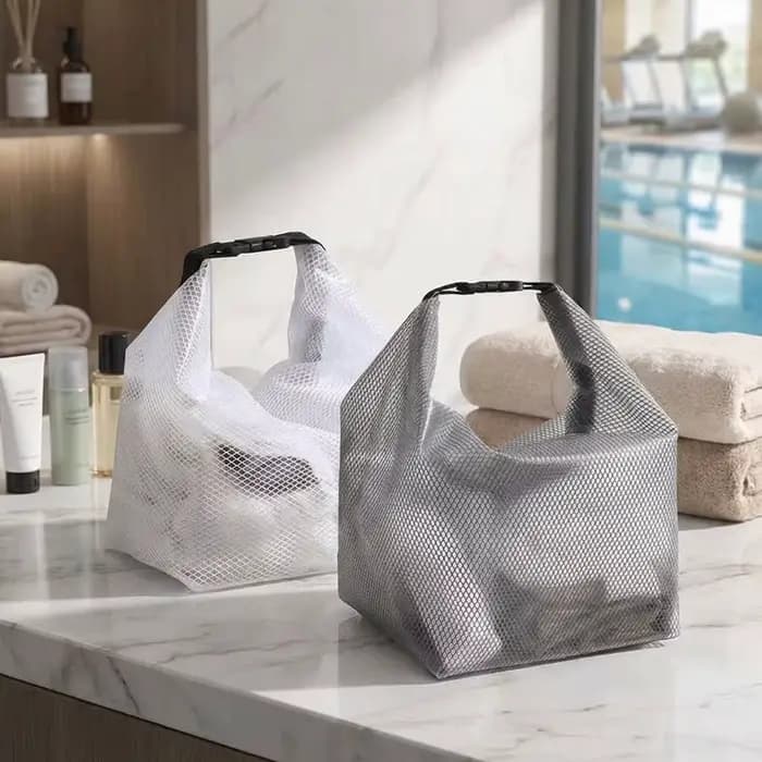 Sac de toilette transparent imperméable pour cosmétiques