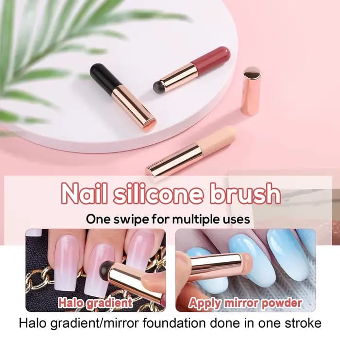Brosse en Silicone pour Nail Art ombré