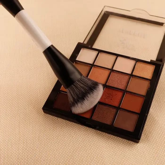 Pinceaux de maquillage pour fond de teint coudé à Double extrémité