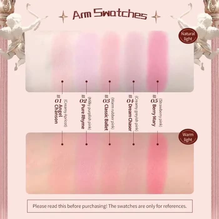 Flower Knows Strawberry Rococo Blush 02 - Fard à joues gaufré pour le visage