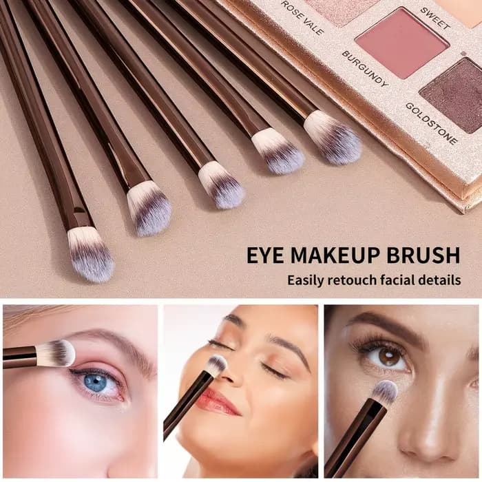 Ensemble de 16 pinceaux de maquillage professionnels