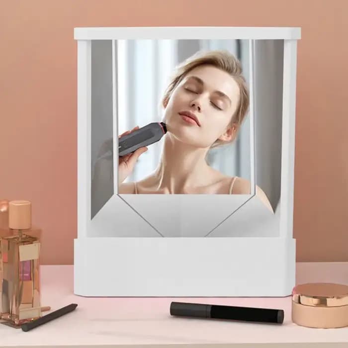 Miroir de maquillage pour le visage