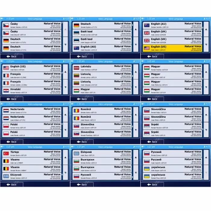 Accessoires GPS 16G cartes gps carte sd 2024 dernière carte pour WinCE voiture carte de navigation gps Europe/russie/états-unis/CA/AU/israël carte gps de voiture