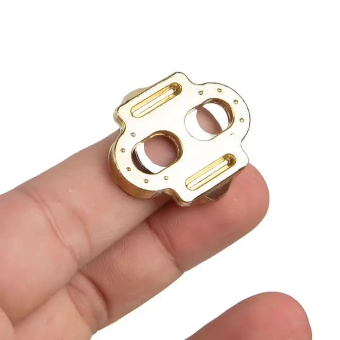 Pédales en laiton pour batteur à œufs, accessoires de vtt, maillet intelligent, onglets de verrouillage de pédale pour Crank Brother, 1 ensemble