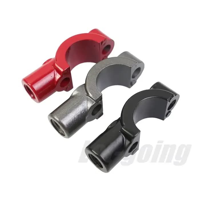 Support universel de miroir à levier de 7/8 pouces, 22mm, frein/embrayage, maître-cylindre, Support de serrage, siège de fixation, boulons M10, Support de Base