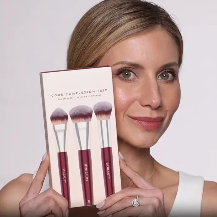 Ensemble de 3 pinceaux Core Complexion Trio : Pinceau visage 116 petit rond