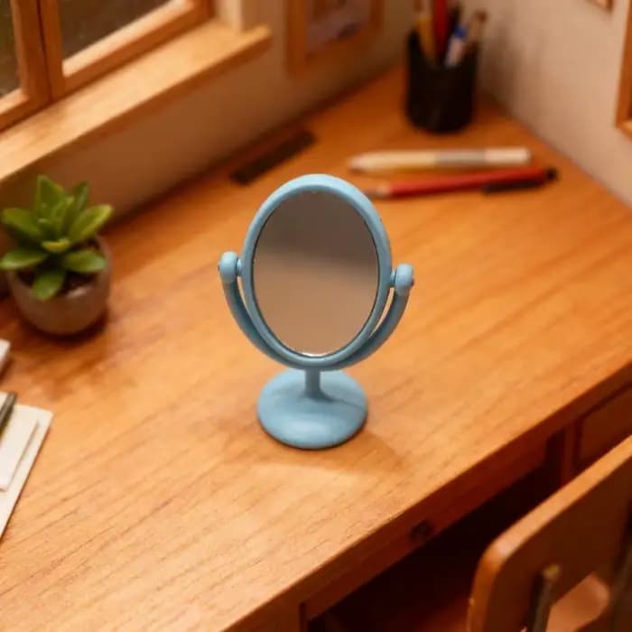 1 pièce Miroir miniature rétro