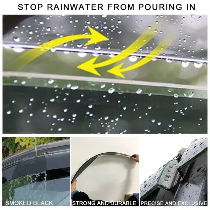 Visière de fenêtre pour RENAULT DUSTER 2011 2012 2013 2014 2015 2016 2017, déflecteurs de vent, protection contre la pluie, pare-brise de porte, pare-brise