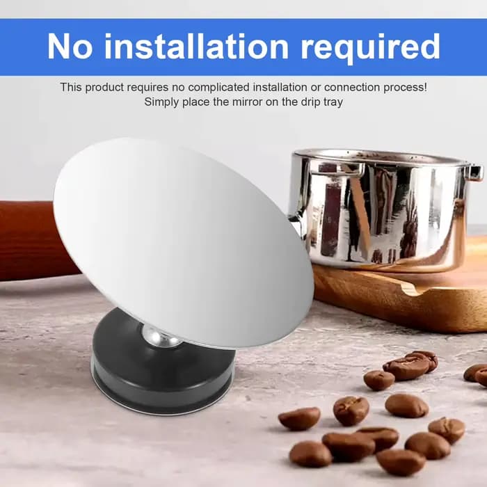 Miroir flacon de café rotatif multidirectionnel