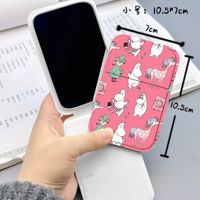 Miroir pliable léger de la série Moomins Kawaii Anime