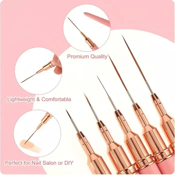 LINMANDA Nail Art Liner pinceaux pour longues lignes