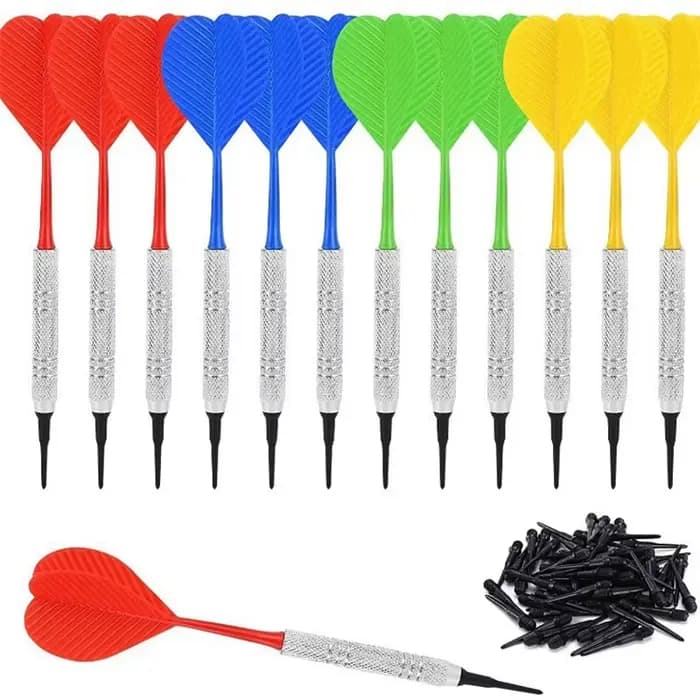 Jeu de fléchettes à pointe souple pour jeu de fléchettes électronique, POM supplémentaire, 6 pièces par lot, 30 pièces