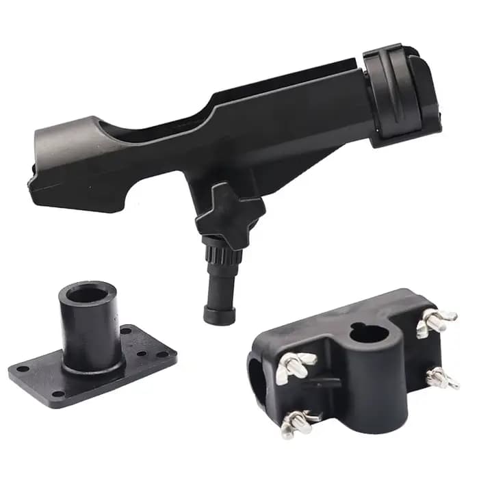 Accessoires de pêche pour bateaux : Support rotatif pour canne à pêche, fixation pour bateaux, yachts, planches et kayaks