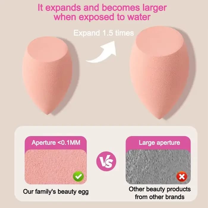 Ensemble d'éponges de maquillage pour femmes