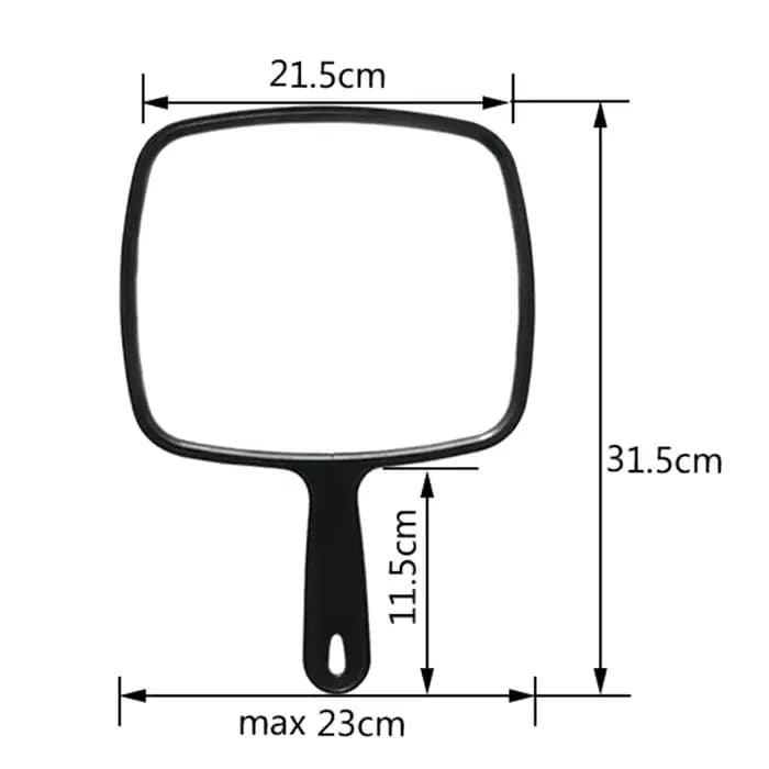 Miroir à main pratique avec poignée pour la maison