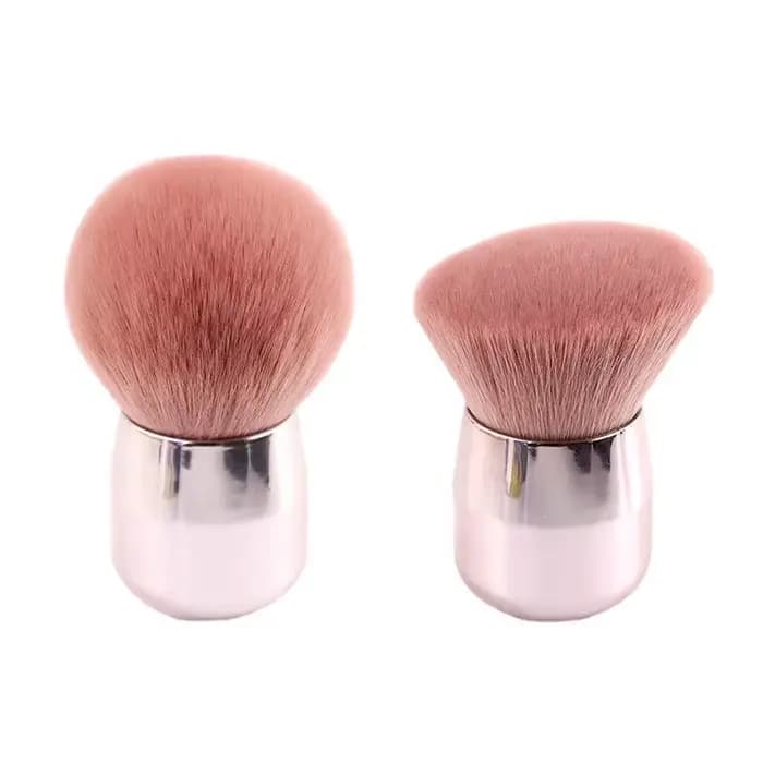 CALIYI 1/2 pièces moelleux poudre libre Blush pinceaux Portable MINI luxe maquillage brosse voyage cosmétique