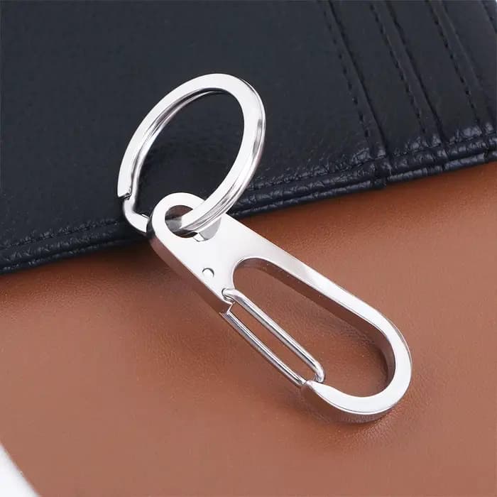 Porte-clés multifonction en métal pour accessoires de voiture, avec tournevis intégré