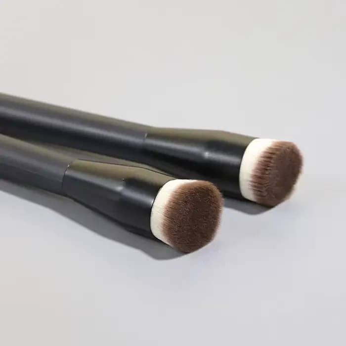 Pinceaux de maquillage pour fond de teint à dessus plat