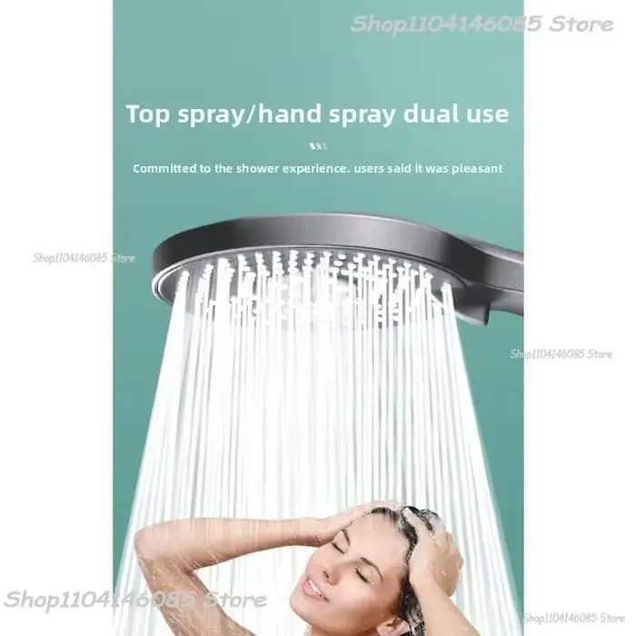 Pommeau de douche à économie d'eau, pulvérisateur de salle de bains, pomme de douche à main réglable, 5 Modes, pomme de bain, accessoires de salle de bains