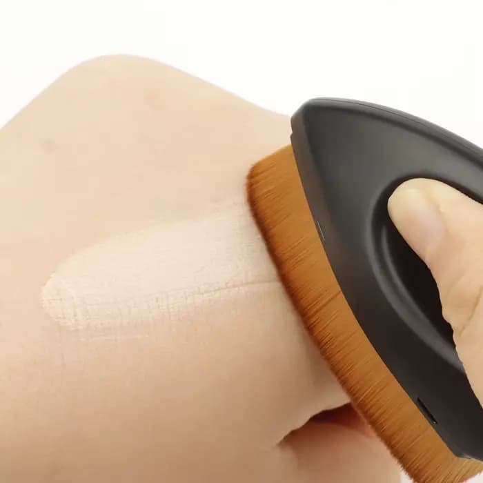 Pinceaux de maquillage brosse de fond de teint en fer Portable 1 pièces