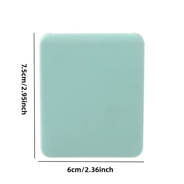 【Logo personnalisé】 50 pièces miroir carré givré Double face violet/noir
