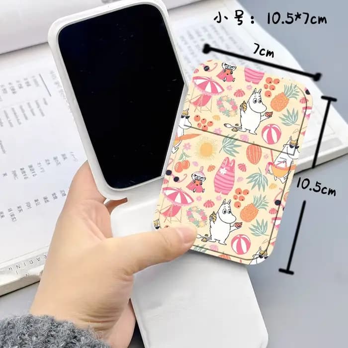 Miroir pliable léger de la série Moomins Kawaii Anime