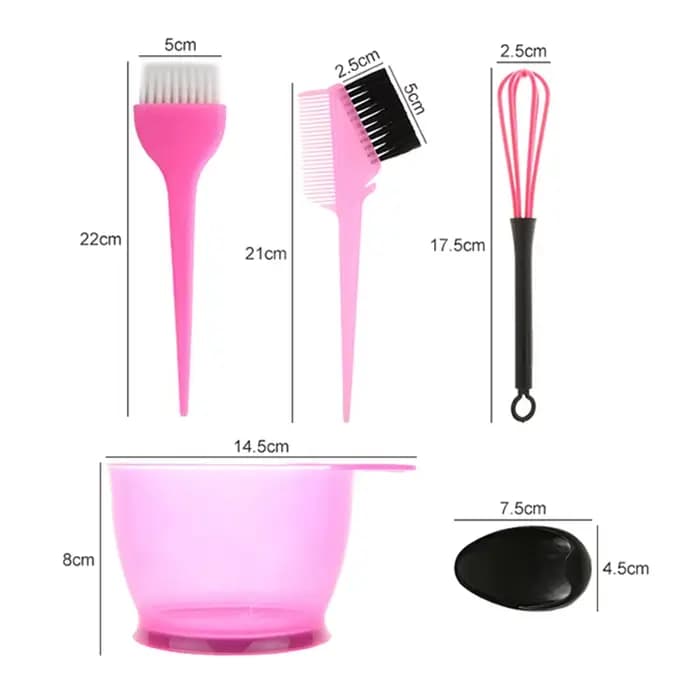 Ensemble de bols de brosses de teinture pour cheveux