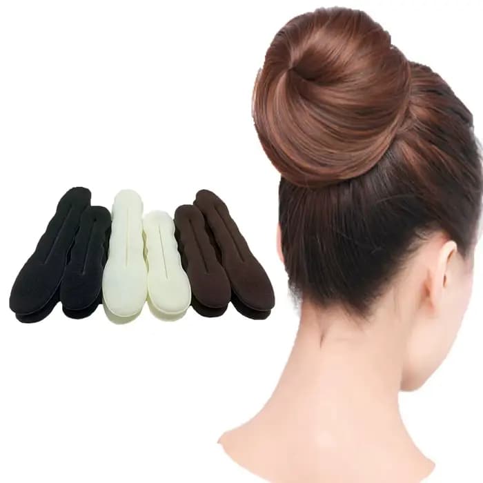 4 pièces magique beignet chignon fabricant bricolage femmes cheveux accessoires tresse style épingles