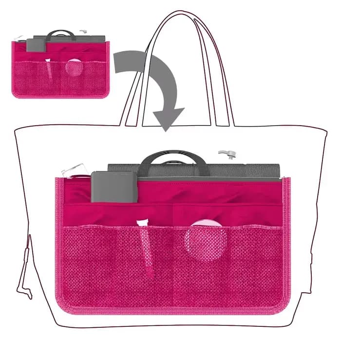 Sac à main de voyage pliable en nylon pour femme