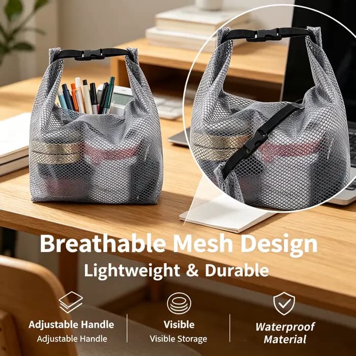 Trousse de toilette en maille imperméable