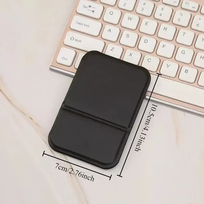 Miroir de maquillage de bureau en cuir PU