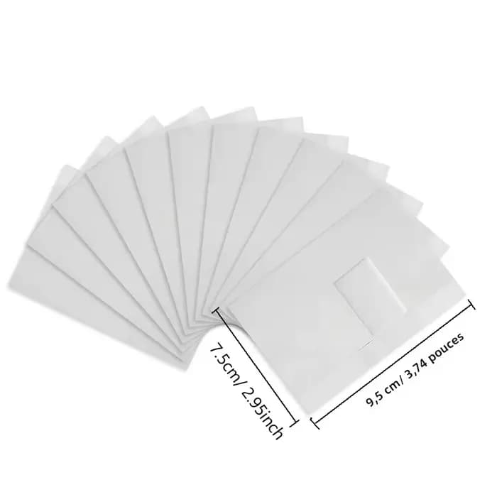100 pièces sac feuille d'aluminium Nail Art tremper le vernis à ongles enlèvement enveloppes serviette Gel dissolvant