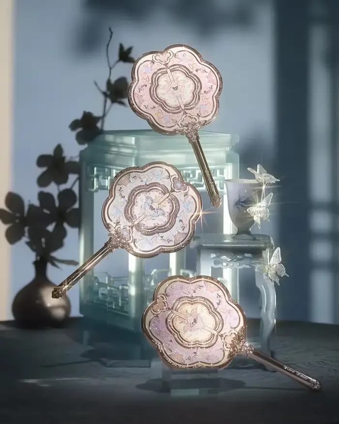 Miroir de maintien à la main série Flower Knows