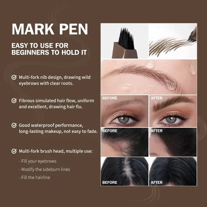 Stylo à sourcils 4D longue durée
