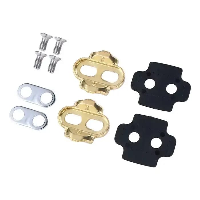 Pédales en laiton pour batteur à œufs, accessoires de vtt, maillet intelligent, onglets de verrouillage de pédale pour Crank Brother, 1 ensemble