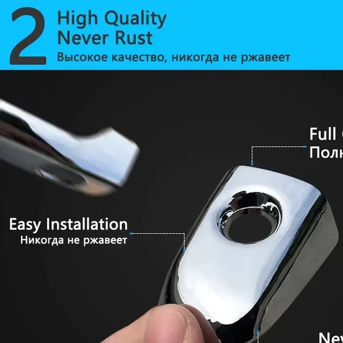 Couvercle de poignées de porte LHD, accessoires de protection contre les rayures extérieures, pour citroën Jumpy 2019 2016 ~ 2024 Peugeot Expert