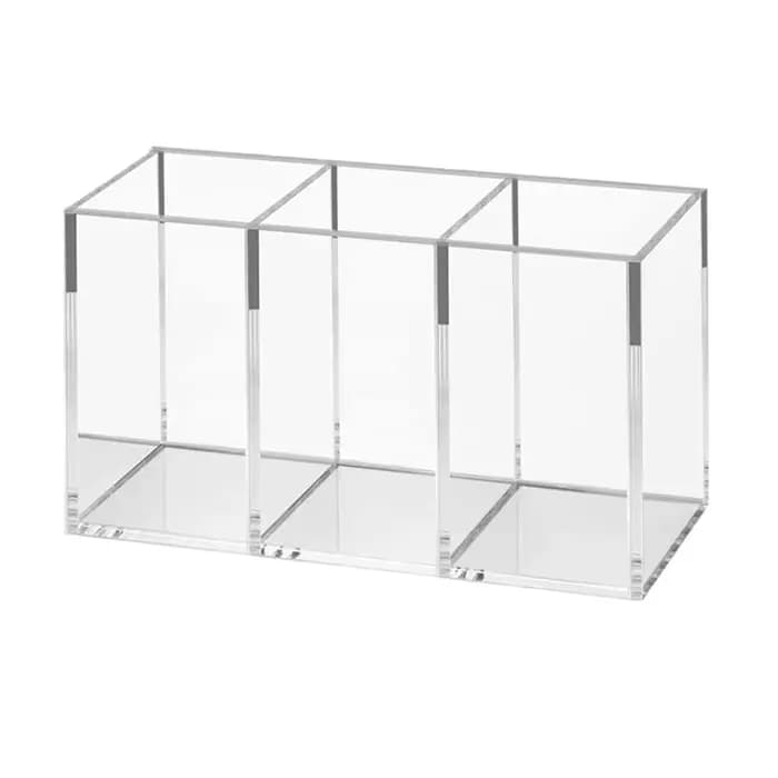 Organisateur de pinceaux de maquillage Transparent