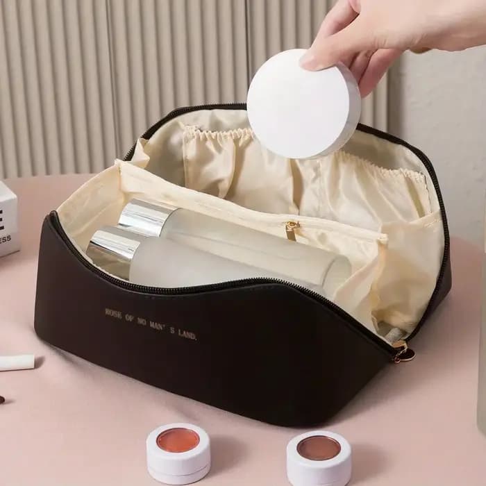 Organisateur de maquillage trousse de toilette féminine sac