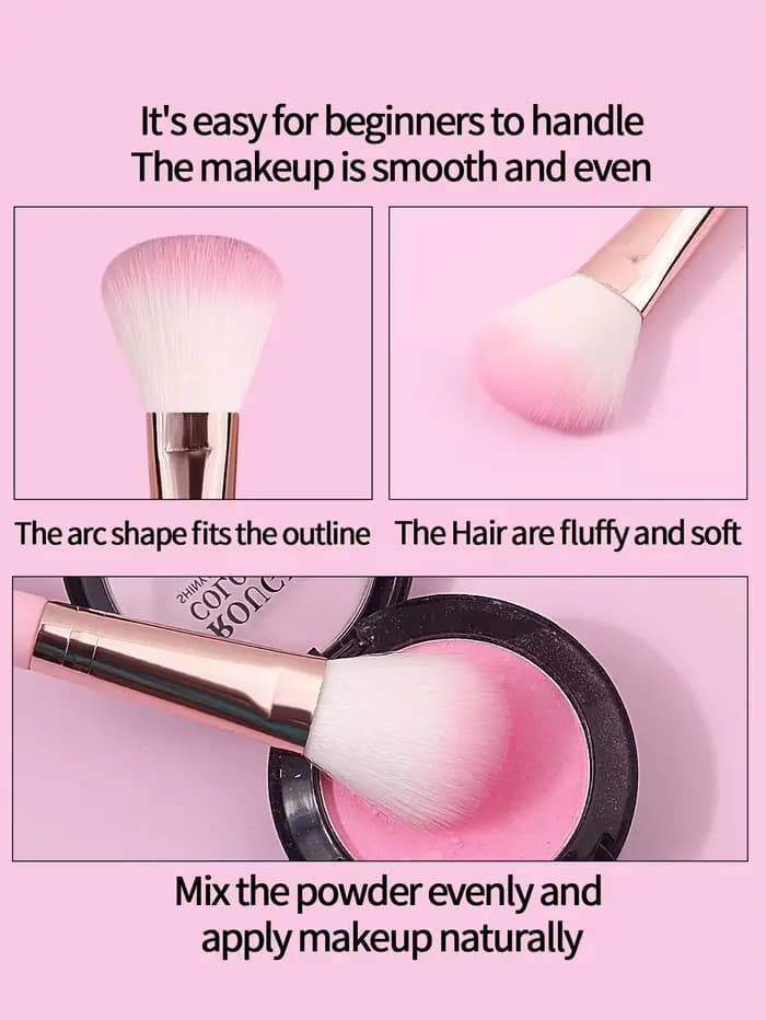 1 pinceau à blush multifonctionnel