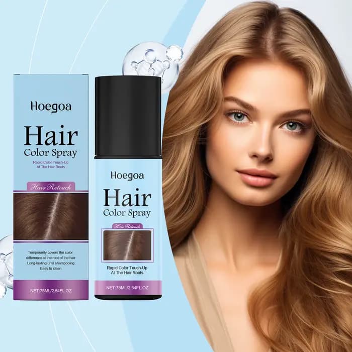 Spray Colorant Temporaire pour Cheveux – Solution Rapide pour Couvrir