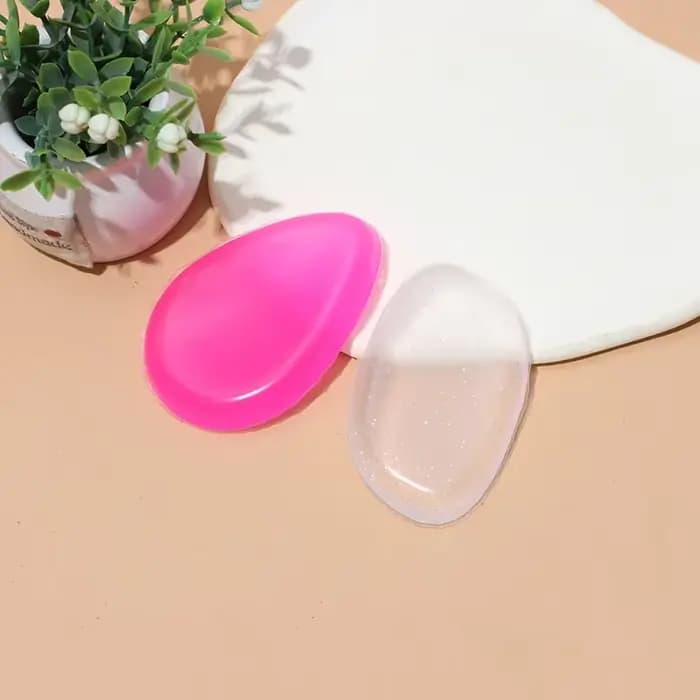 Mélangeur en Silicone, éponge bouffante de maquillage pour fond de teint liquide