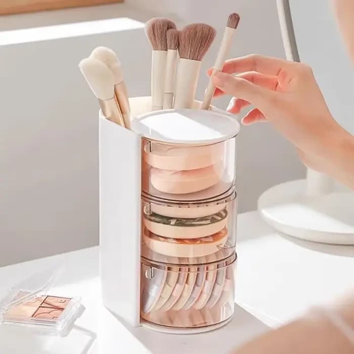 Porte-brosse, organisateur d'accessoires pour cheveux