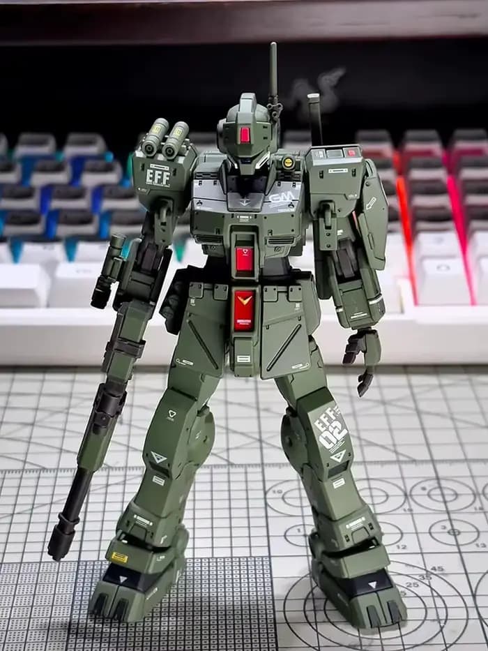 XFS HG Rgm-79s Gm Spartan, kit de modèle à assembler à l'échelle 1/144, figurine d'action, jouets décoratifs en plastique, poupées, objets de collection, cadeaux