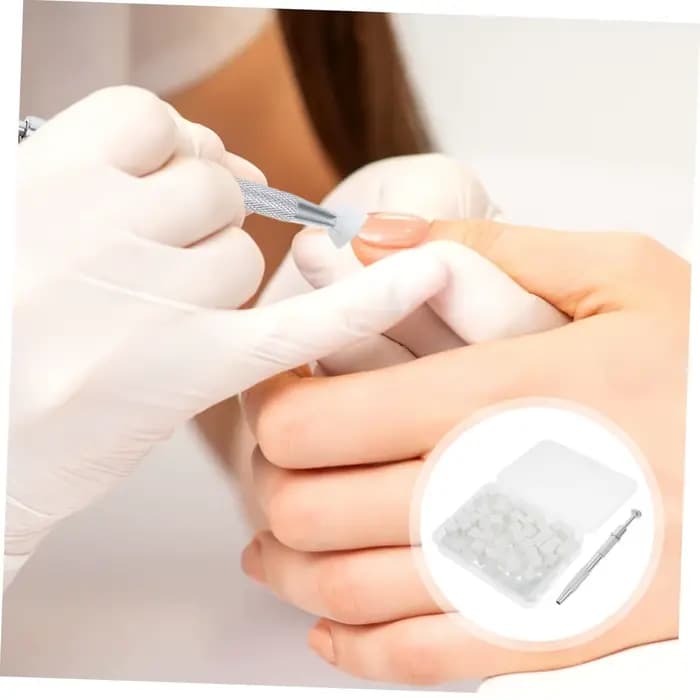 100 pièces dégradé éponge brosse Nail Art