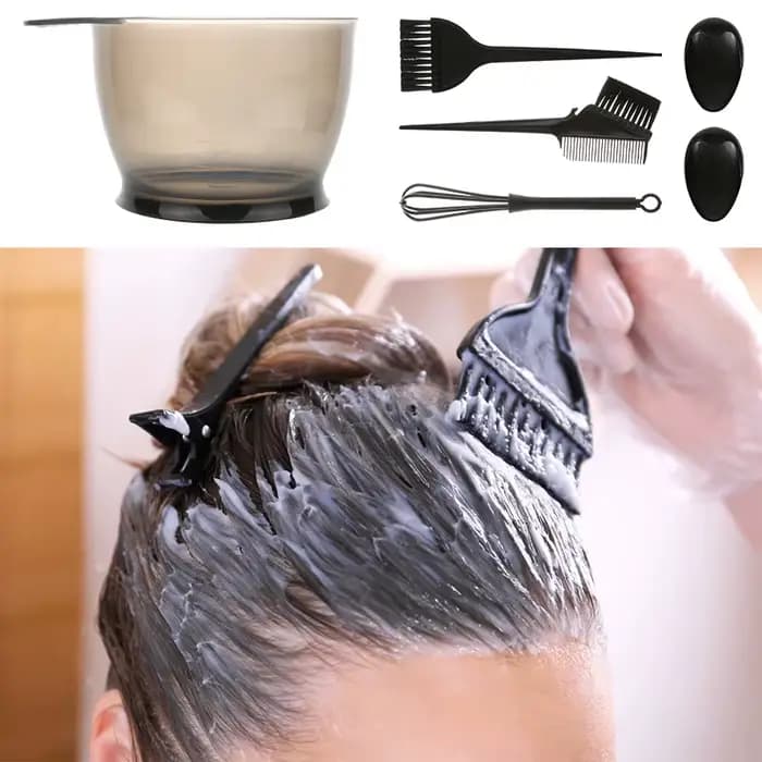 Ensemble de bols de brosses de teinture pour cheveux