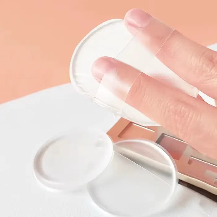 Éponge bouffante transparente en Silicone souple