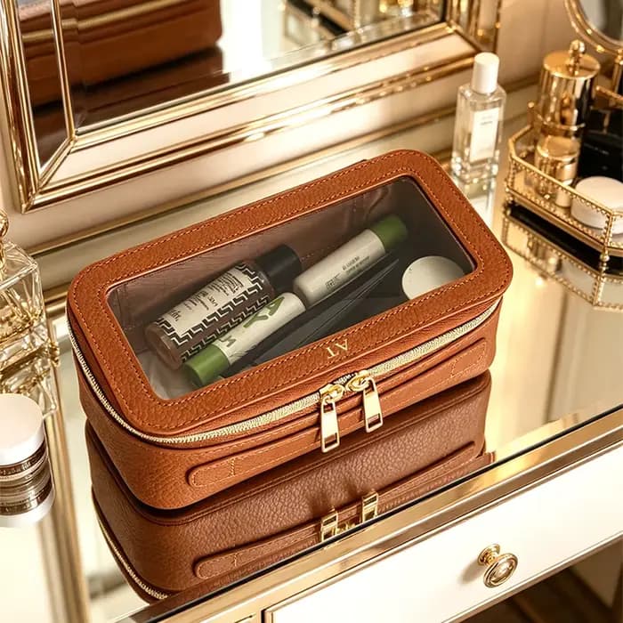 Sac de voyage de luxe portable pour cosmétiques