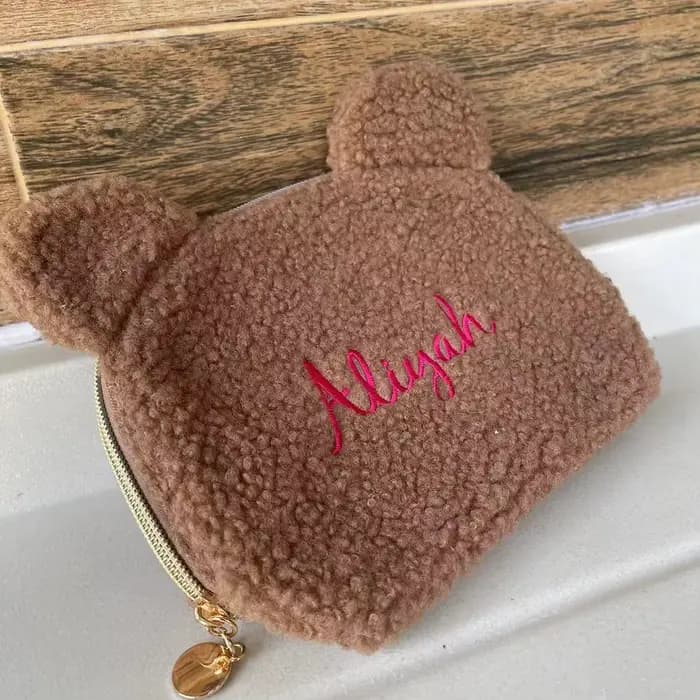 Trousse de maquillage personnalisée Teddy Sherpa