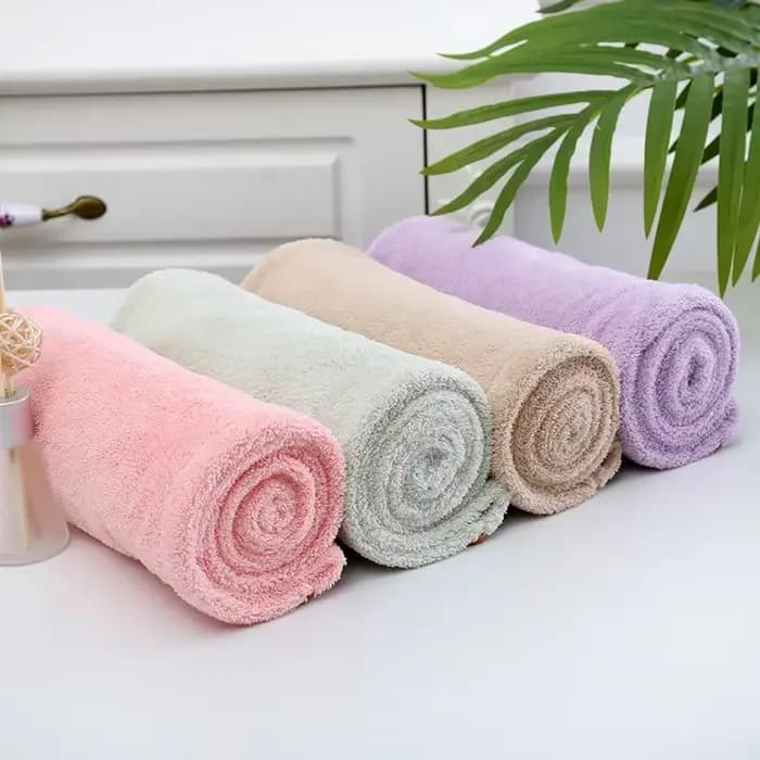 Serviette magique en microfibre pour cheveux